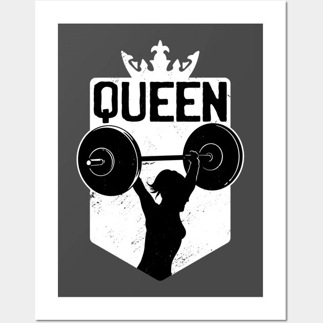 Weightlifting Queen Elite Wall Art by ExelanArt